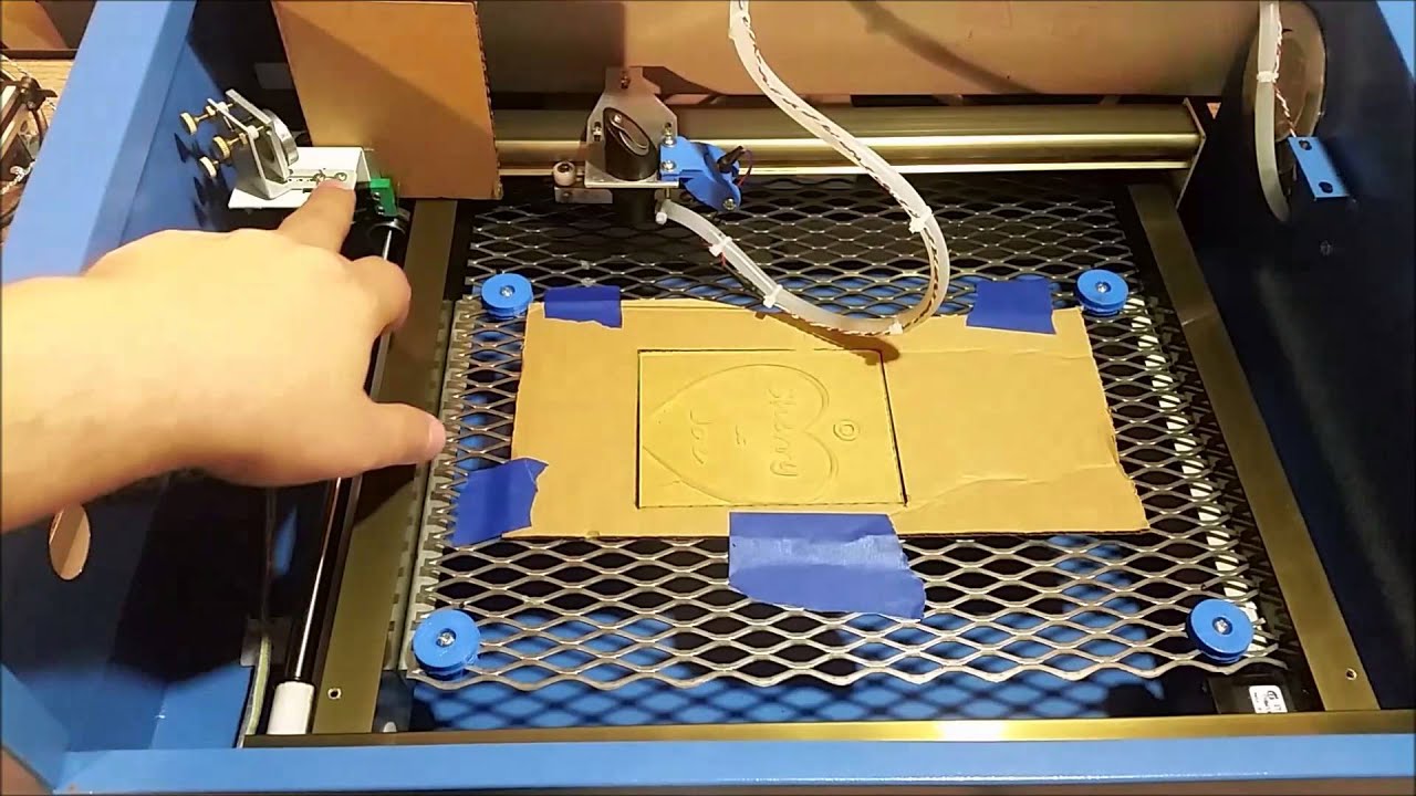 eBay Chinese CO2 Laser Cutter & Engraver - Advanced Mirror Alignment Jig Part 1