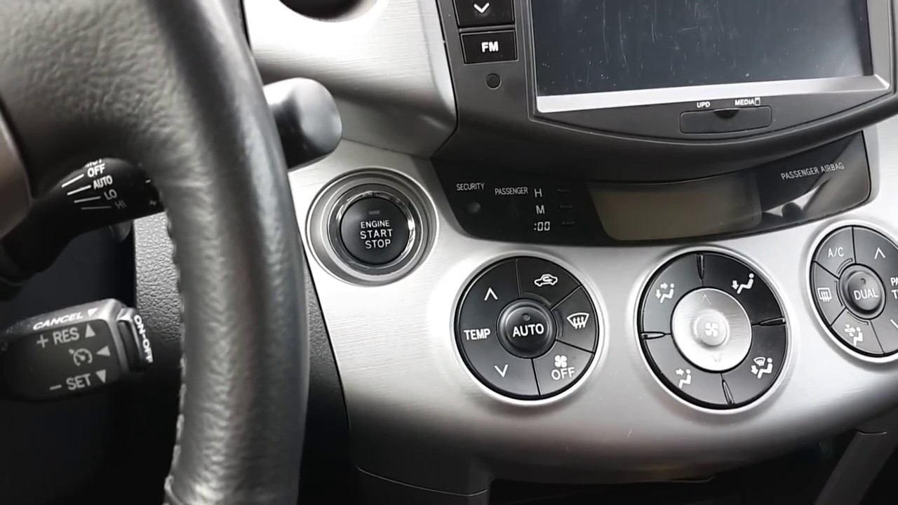 Отключение traction control на Toyota RAV 4  2006-2010