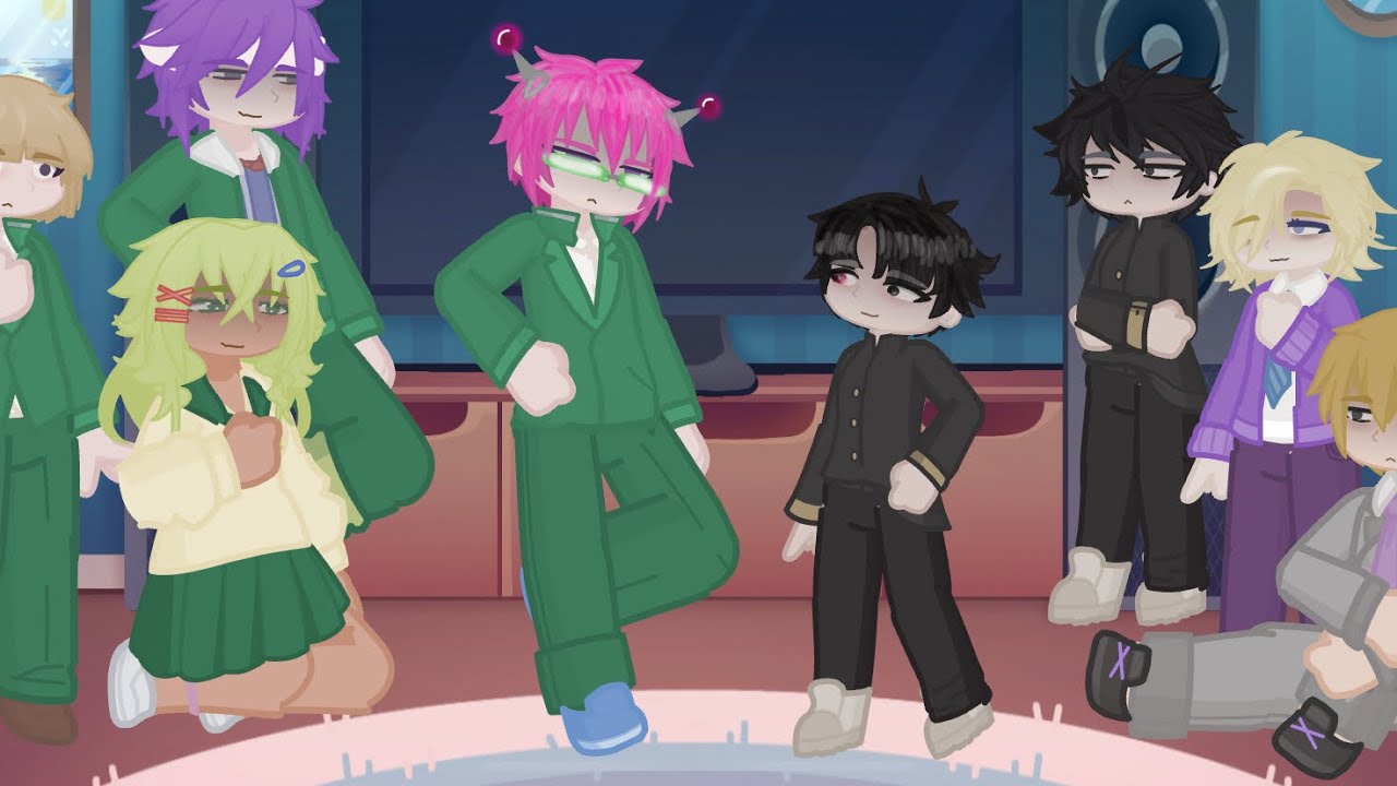 Saiki (psychic squad) reacts to Mob psycho || Gacha reaction 1/2