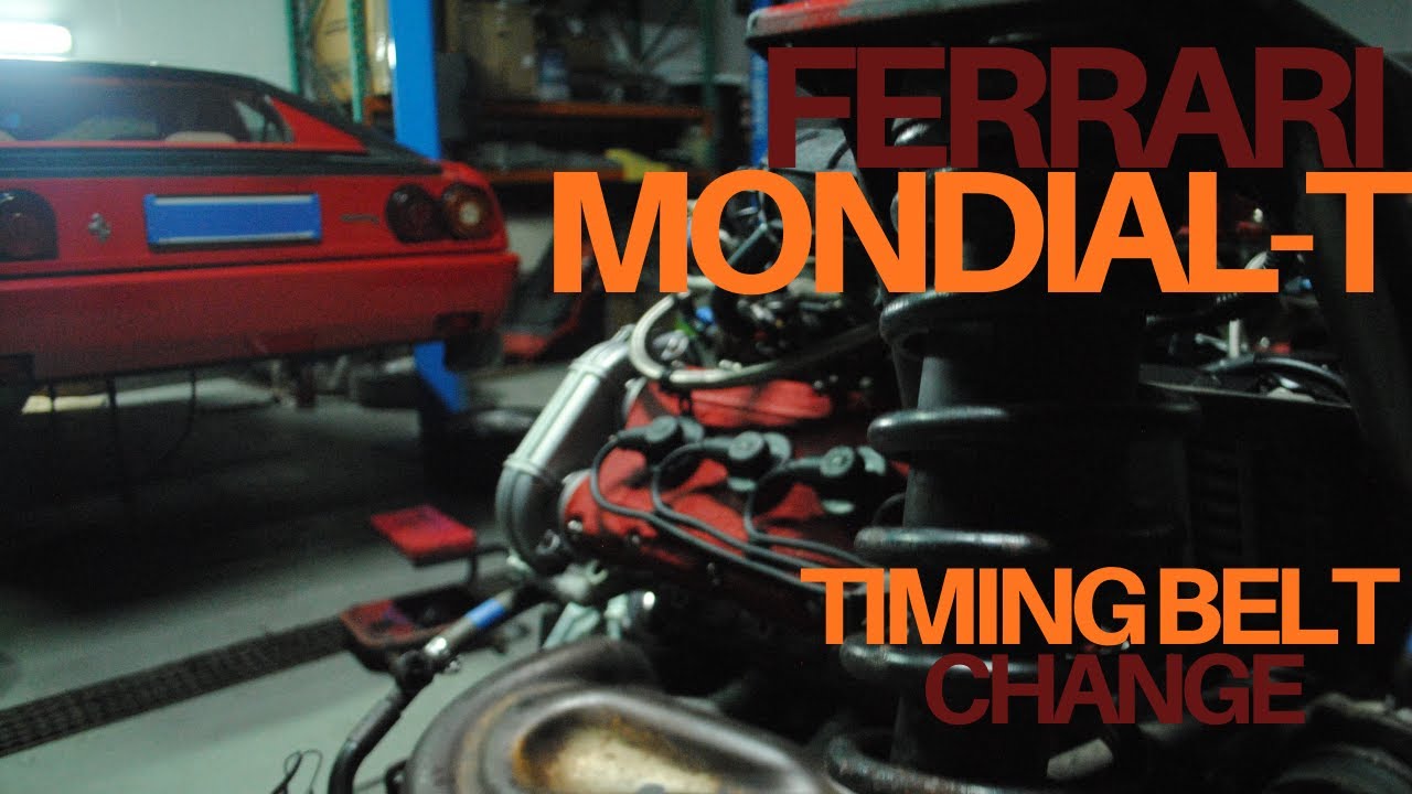 Ferrari Mondial-t timing belt change