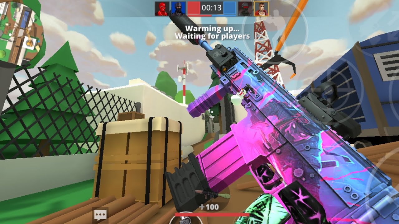 Poly war New best fn scar skin NEON SAMURAI GAME PLAY