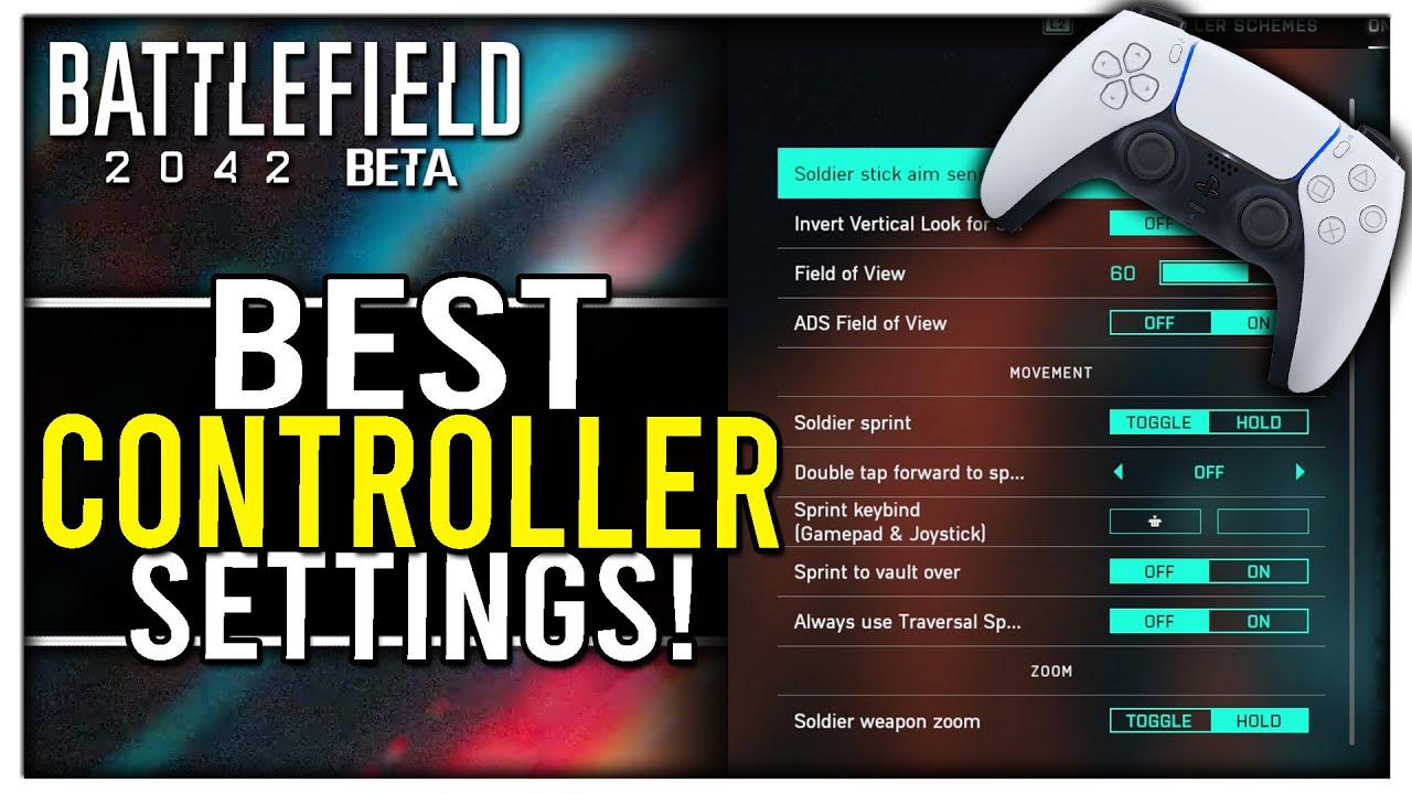 Best Controller Settings for Battlefield 2042! (BF2042 Beta)