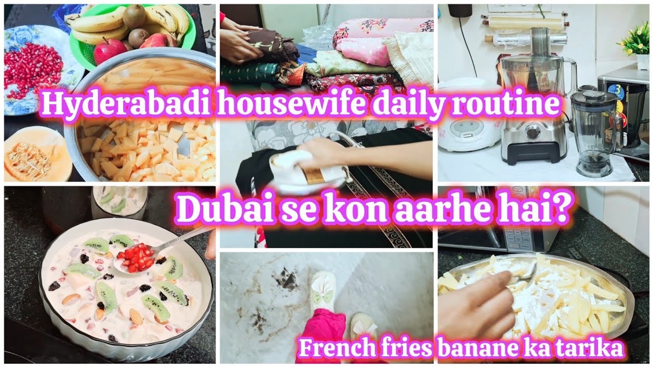  |french fries kaise banaye | hyderabadi housewife routine vlog 