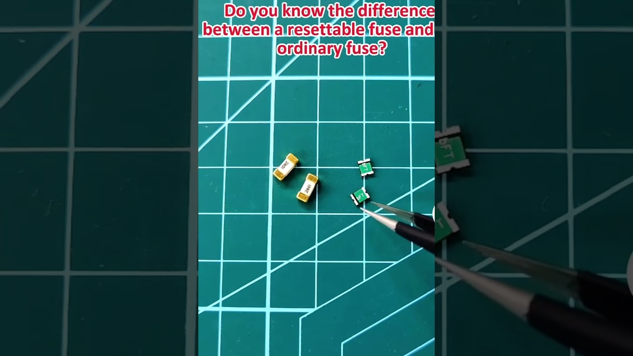Do you know the difference between a resettable fuse and ordinary fuse. #pcb #pcba #pcbassembly