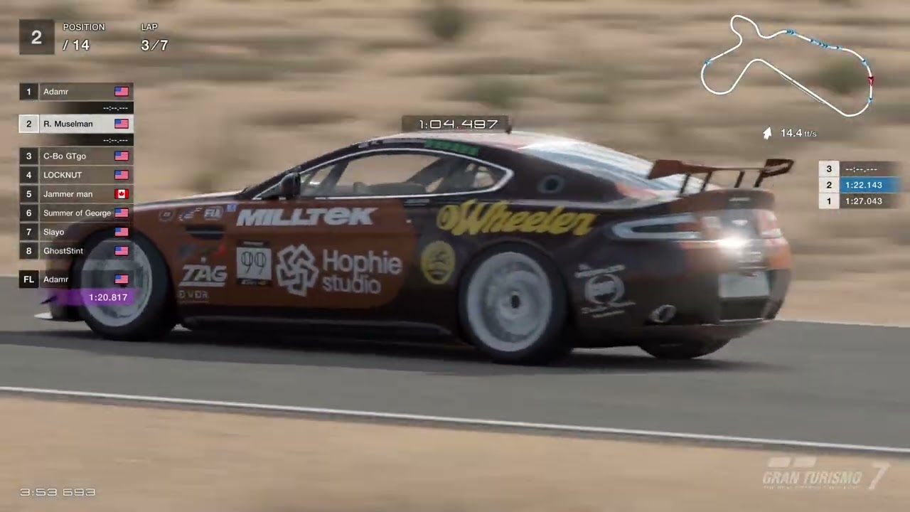 DVDR race 30 at Willow Springs