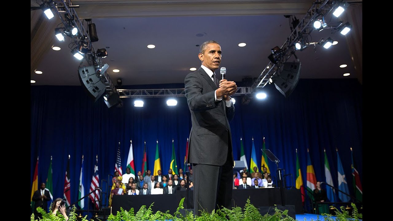 The President Holds a Town Hall with Young African Leaders