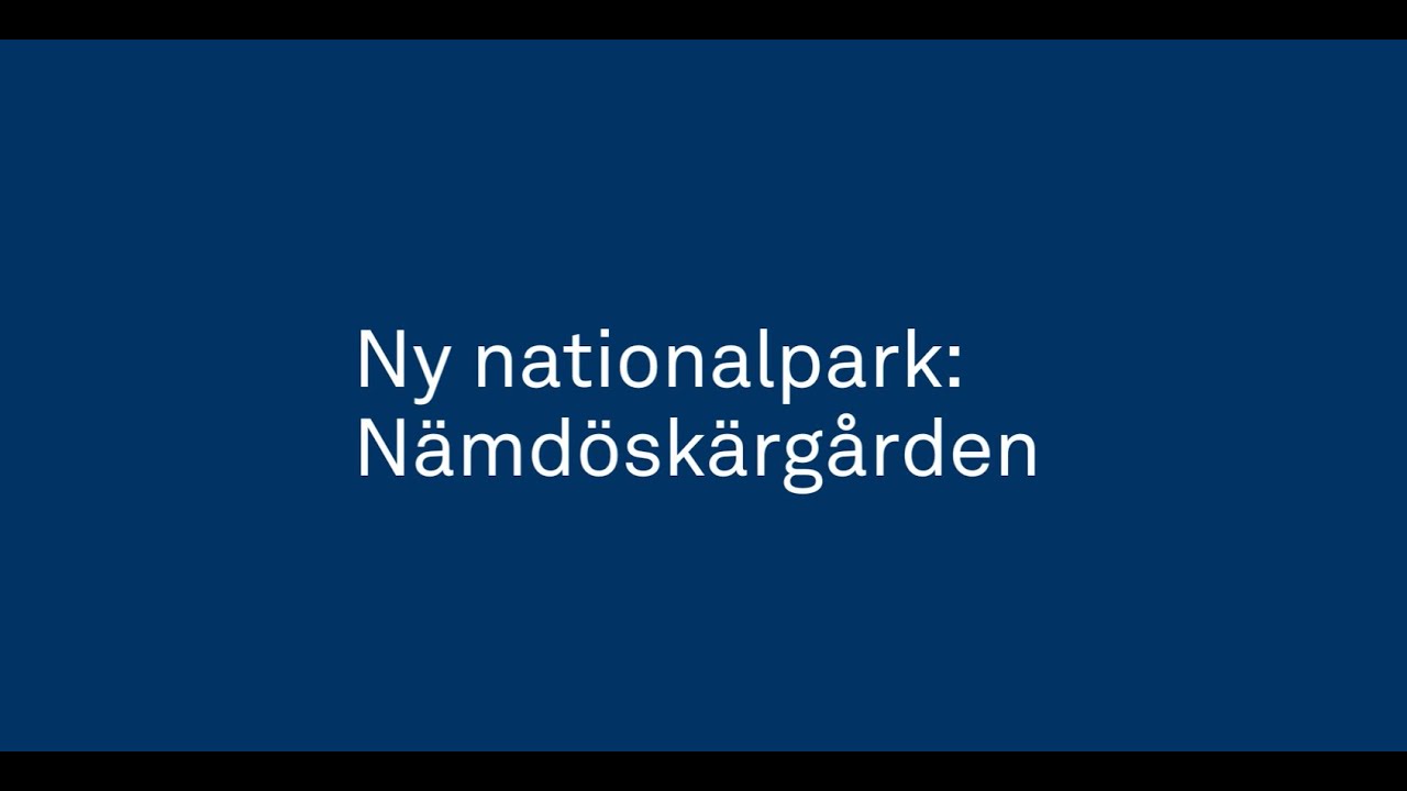 Nämdöskärgården är Sveriges 31:a nationalpark | Naturvårdsverket