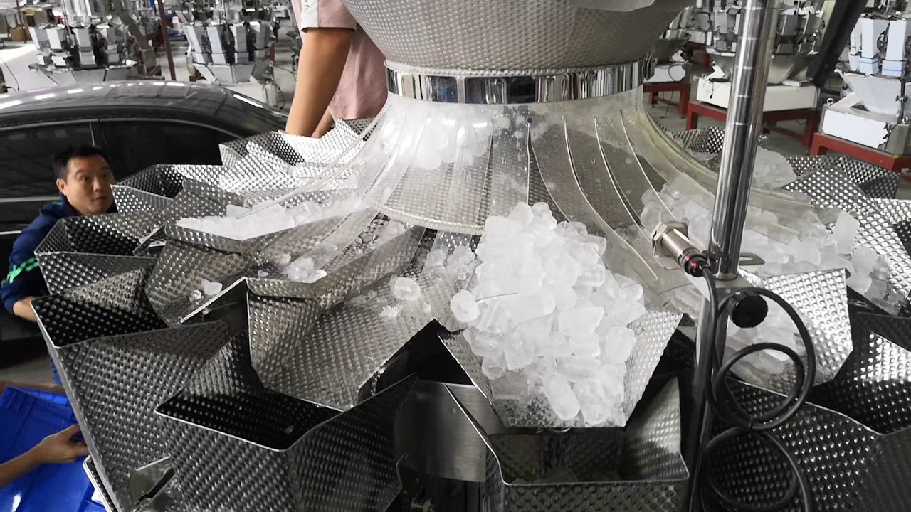 Smart Weigh--Large 14 Head Multihead Weigher for 1.5kg Ice Cube