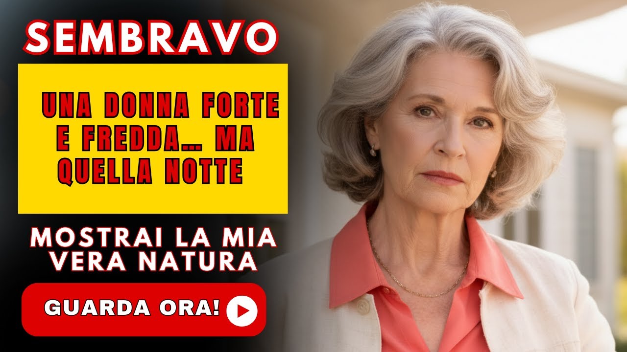 NESSUNO AVEVA MAI VISTO LA MIA FRAGILITÀ… FINO A QUELLA NOTTE