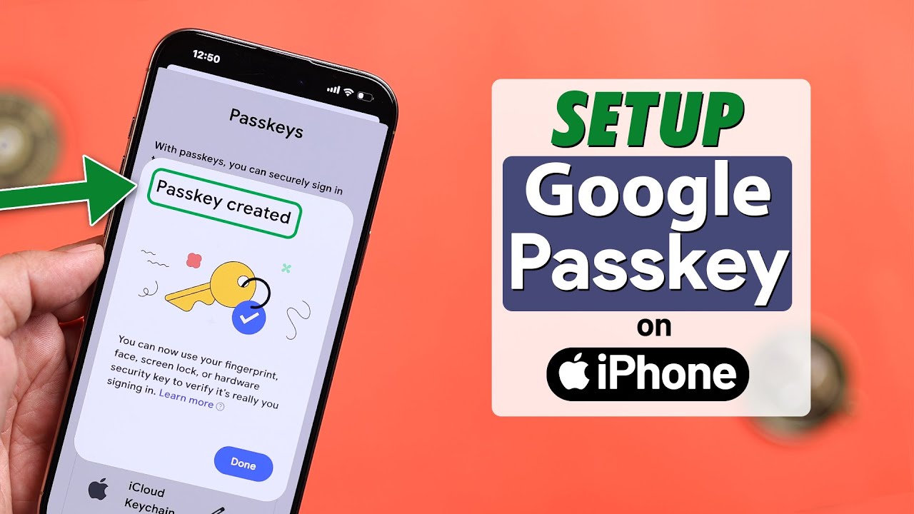 How to Set Up Google PASSKEYS on iPhone! [Step by Step Guide]