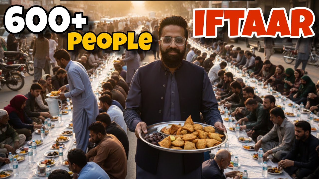 Iftaar with 600+ People 😲 Aisi Iftari Kabhi Nai dekhi 😍