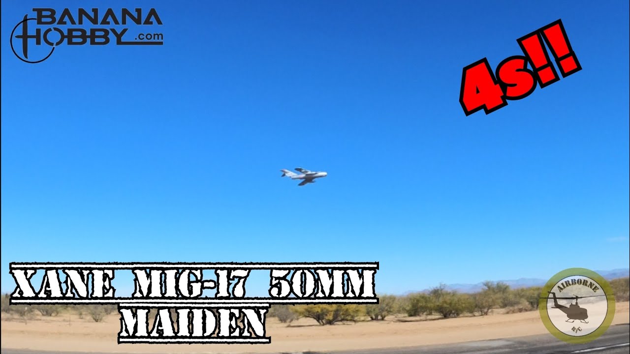 Maiden of theXane MIG-17 50mm on 4S!!!! Availiable at Banana Hobby