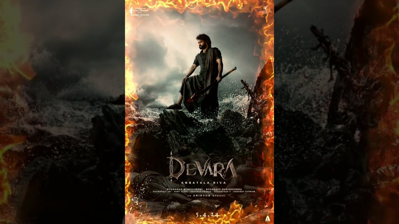 Junior NTR 30 Movie Name DEVARA 🔥#ntr30 #ntr30firstlook #Devara #FirstLook  #happybirthdayntr #viral