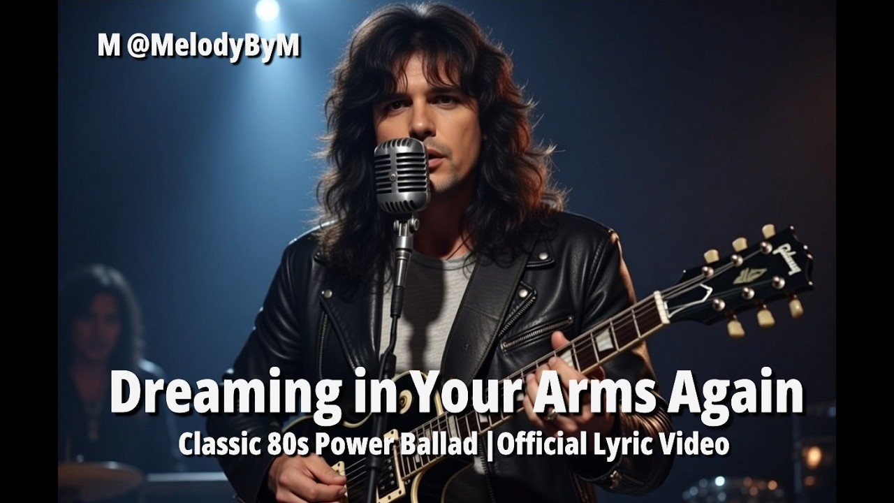Dreaming in Your Arms Again | Emotional 80s Love Rock Ballad Official Lyric Video