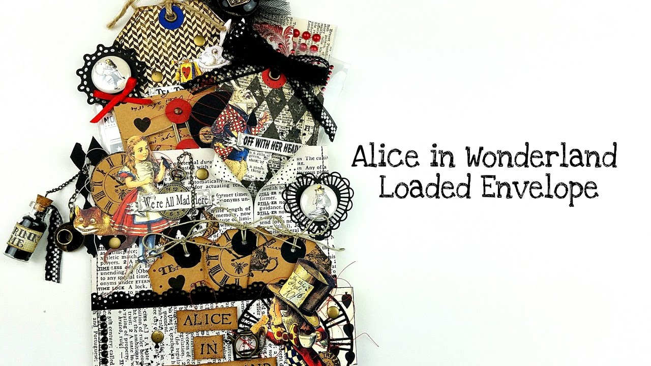Alice in Wonderland Loaded Envelope