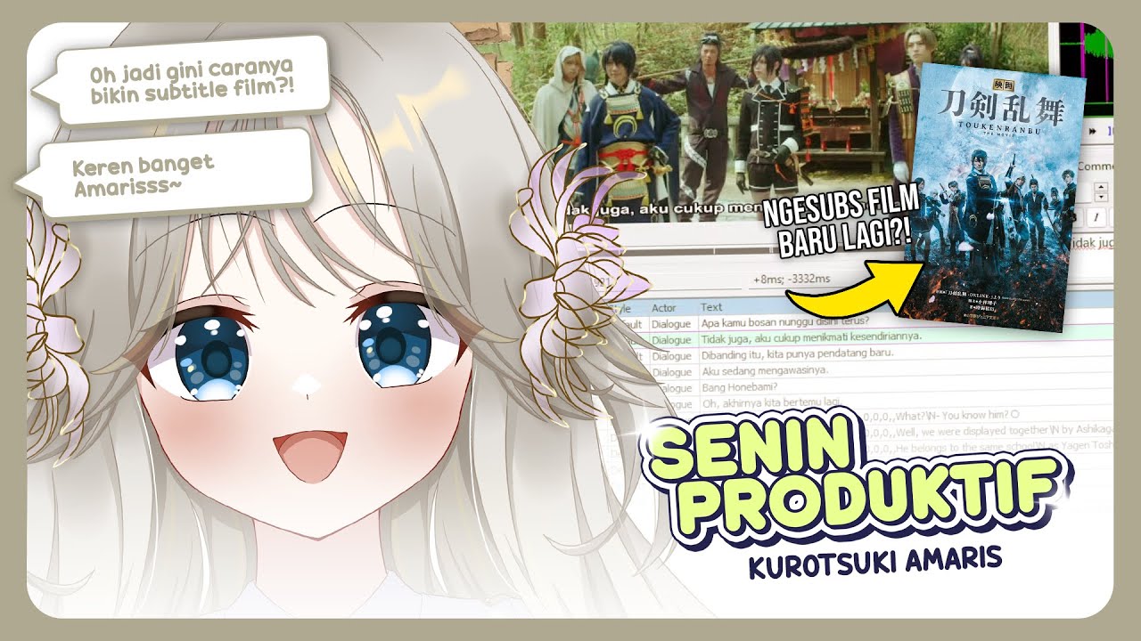 AMARIS MAU NGESUBS LAGI, EMANG VTUBER BISA BIKIN SUBS JUGA? - MEDIASHARE ON【SENIN PRODUKTIF】