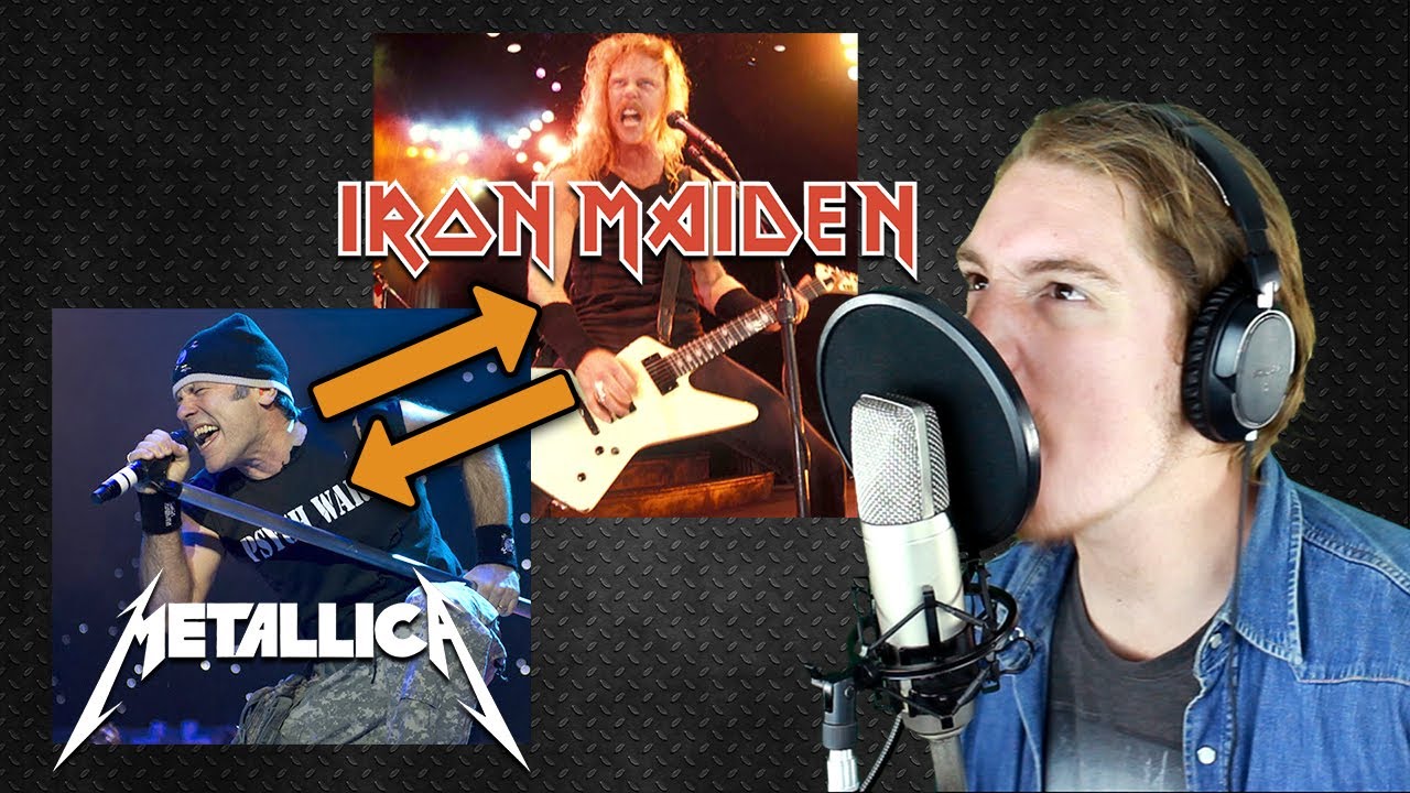 Что было бы если IRON MAIDEN и METALLICA поменялись стилями пения (Часть 1)