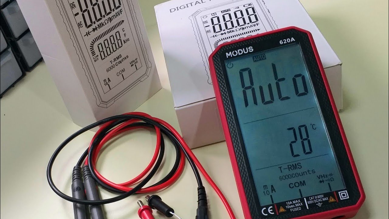 Multimetro inteligente, autom&aacute;tico e anti queima, vamos ver sua utilidade ?