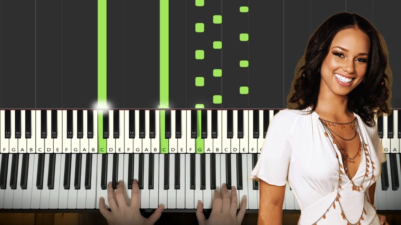 Alicia Keys - If I Ain't Got You (Piano Tutorial Lesson)