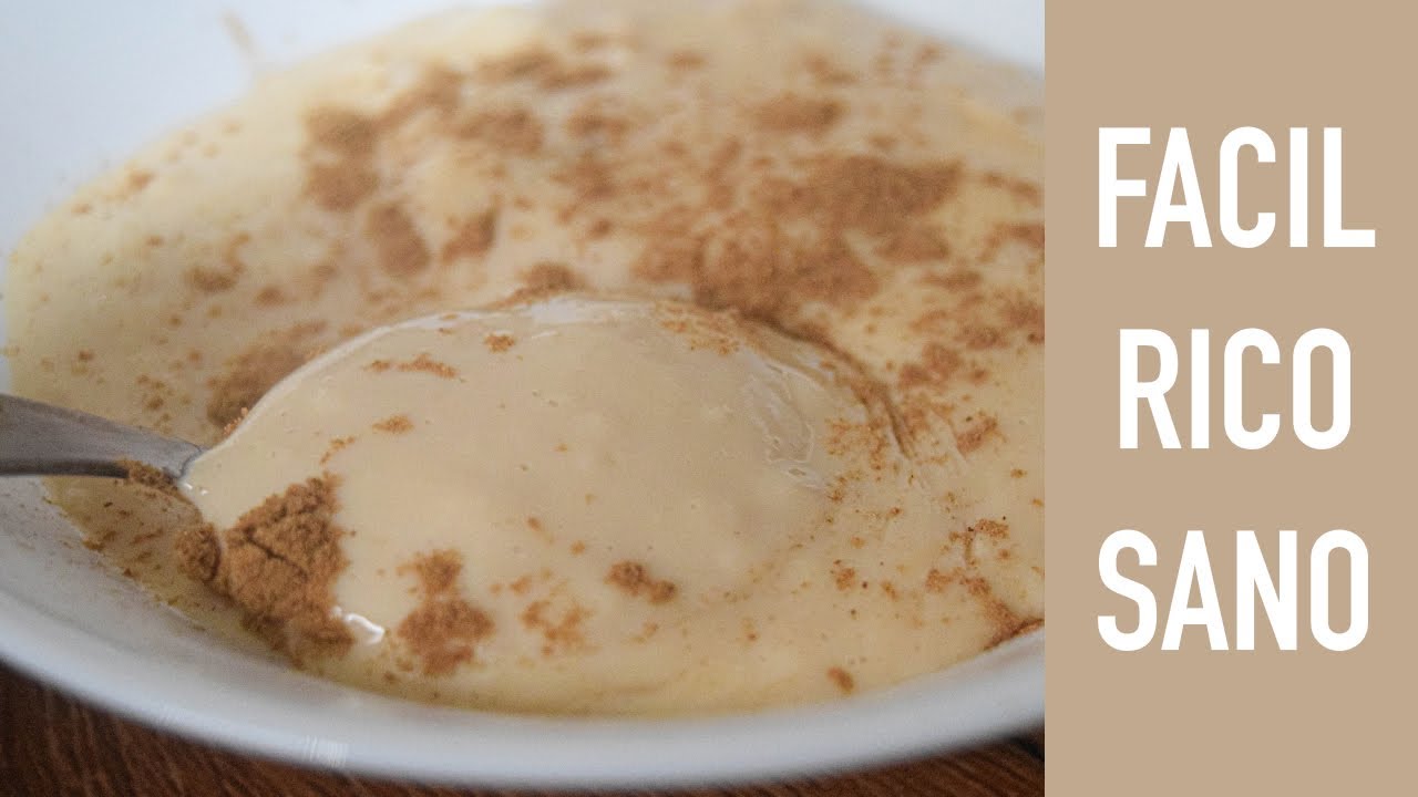 Mazamorra de Maicena Saludable /Ingredientes con menos calorías