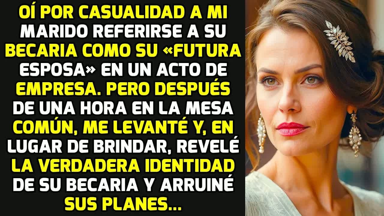 En La Fiesta Escuché A Mi Marido Llamar A Su Becaria «Futura Esposa» Y Luego Dijo... HISTORIAS VIDA