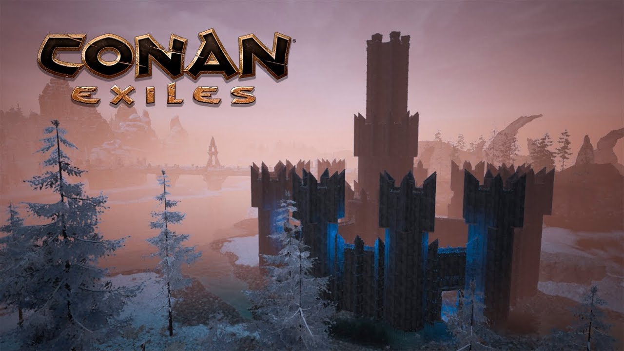 Conan Exiles - Building the Black Keep (Speed Build)