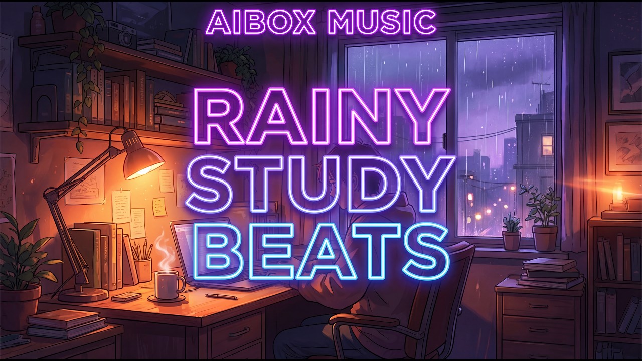 Rainy Lofi Study Session ☔ Deep Focus Music for Work & Study