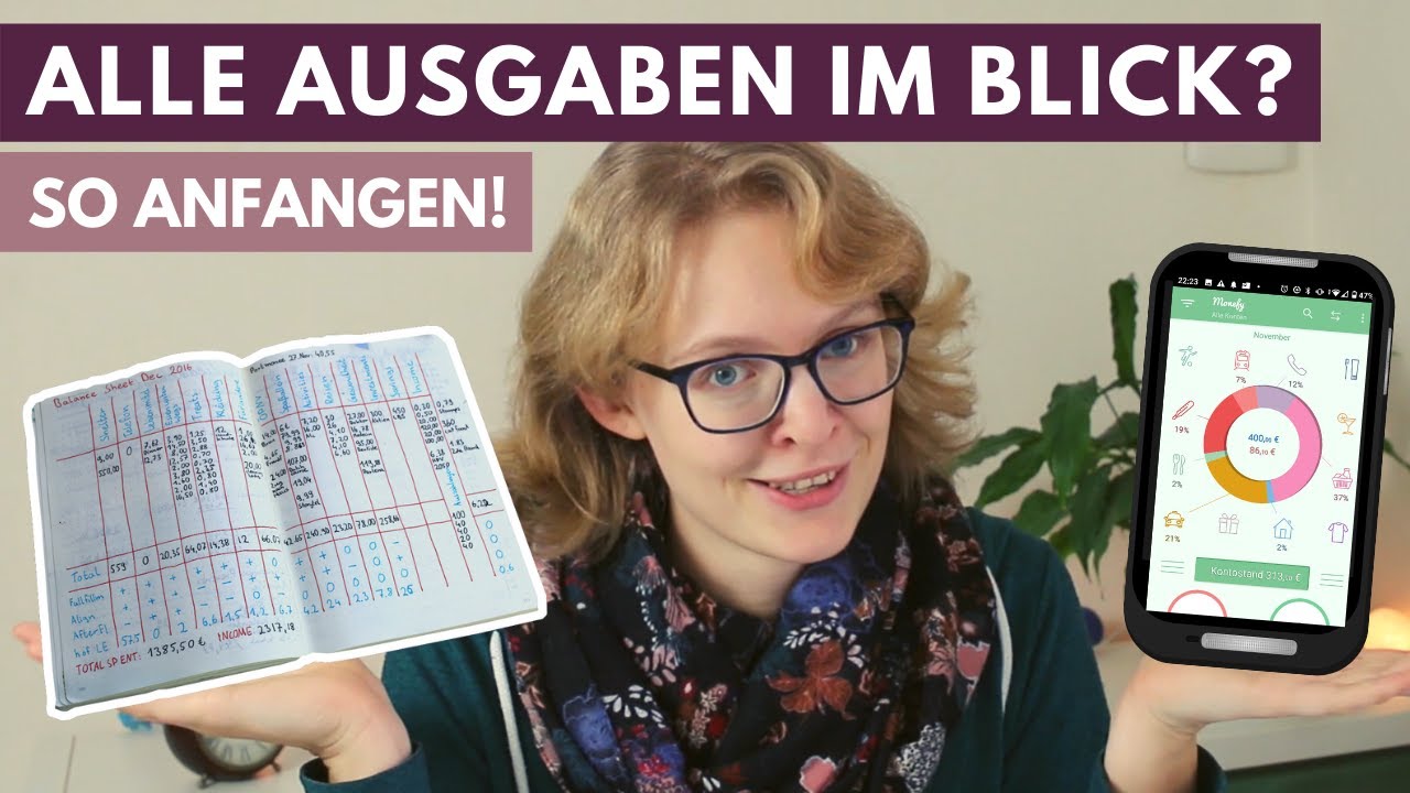 Haushaltsbuch f&uuml;hren: per App, handschriftlich, mit Excel?