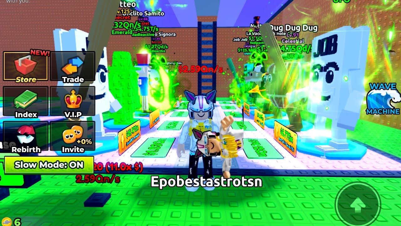Escape tsunami for brainrots admin abuse