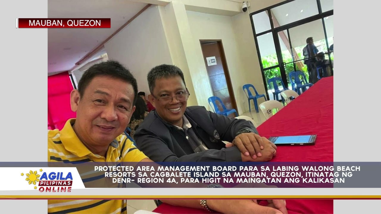 Protected Area Management Board para sa 18 beach resort sa Mauban, Quezon, itinatag ng DENR-4A