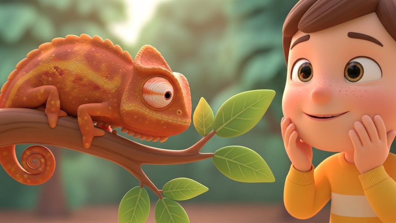 Oops! Baby Chameleon Changed the Floor 🎨 | Nursery Rhymes for Kids & Baby Songs