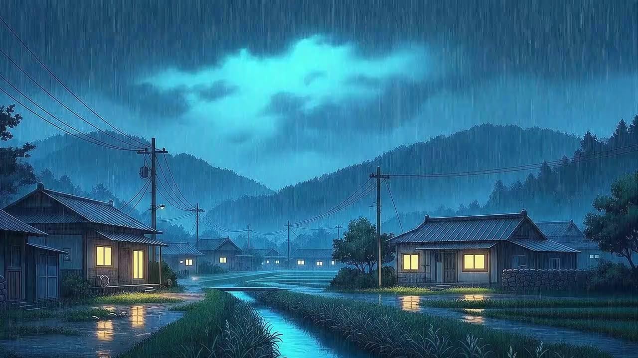 Rain Sounds and Lofi for Work in a Peaceful Korean Mood to Stay Focused 😌