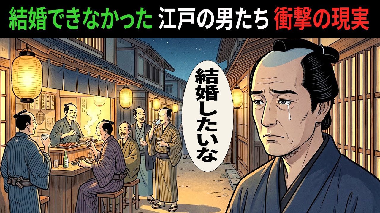 江戸時代、なぜ男の半数が生涯独身だったのか