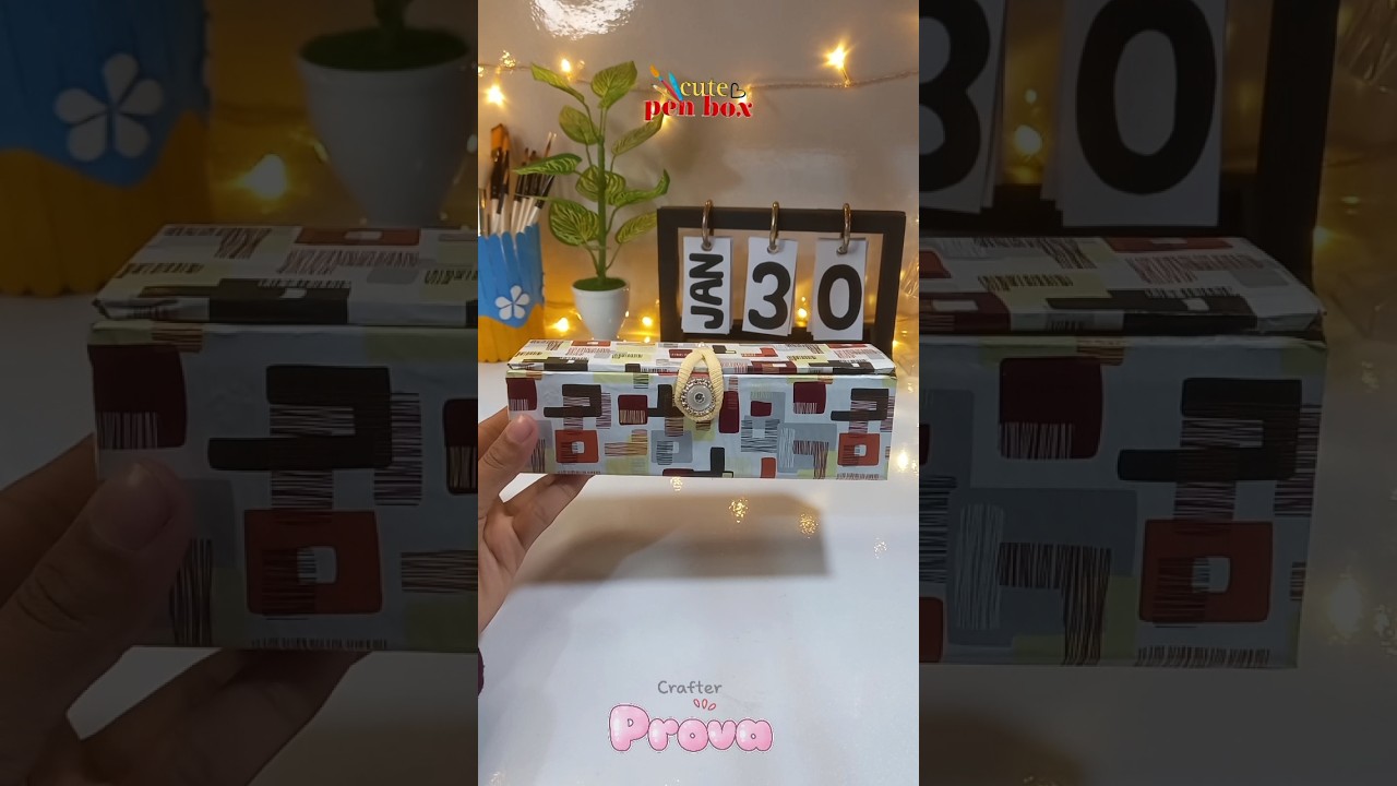 Cute pen box 🖊️✨ 