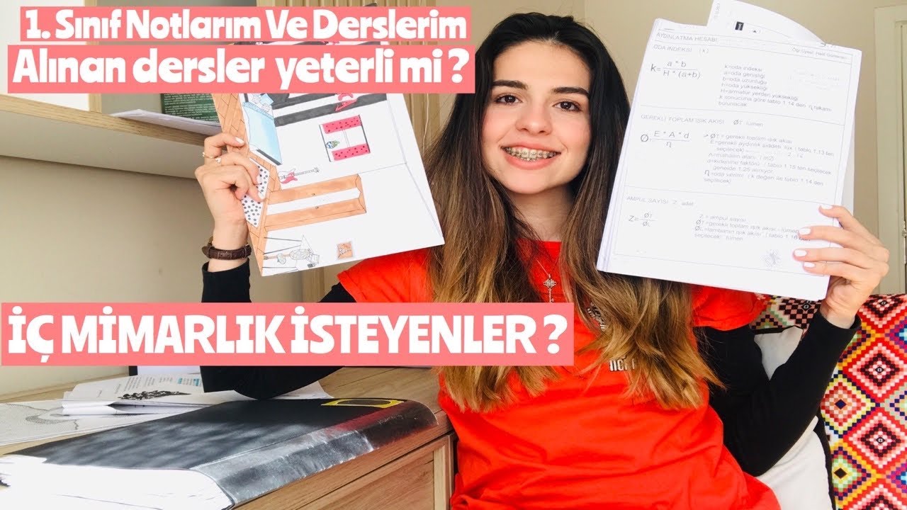İÇ MİMARLIK SERÜVENİM 🚀 &  Tüm notlarım, aldığım dersler