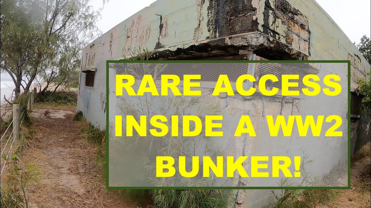 RARE ACCESS INSIDE A AUSSIE WW2 BUNKER!  FORT SKIRMISH ON BRIBIE ISLAND