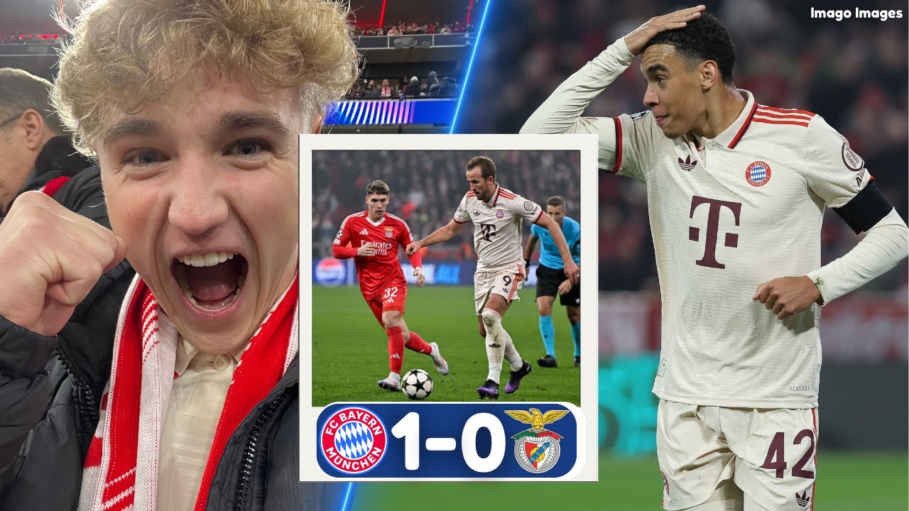 Musiala rettet Bayern wieder! FC Bayern vs Benfica Lissabon | Stadionvlog