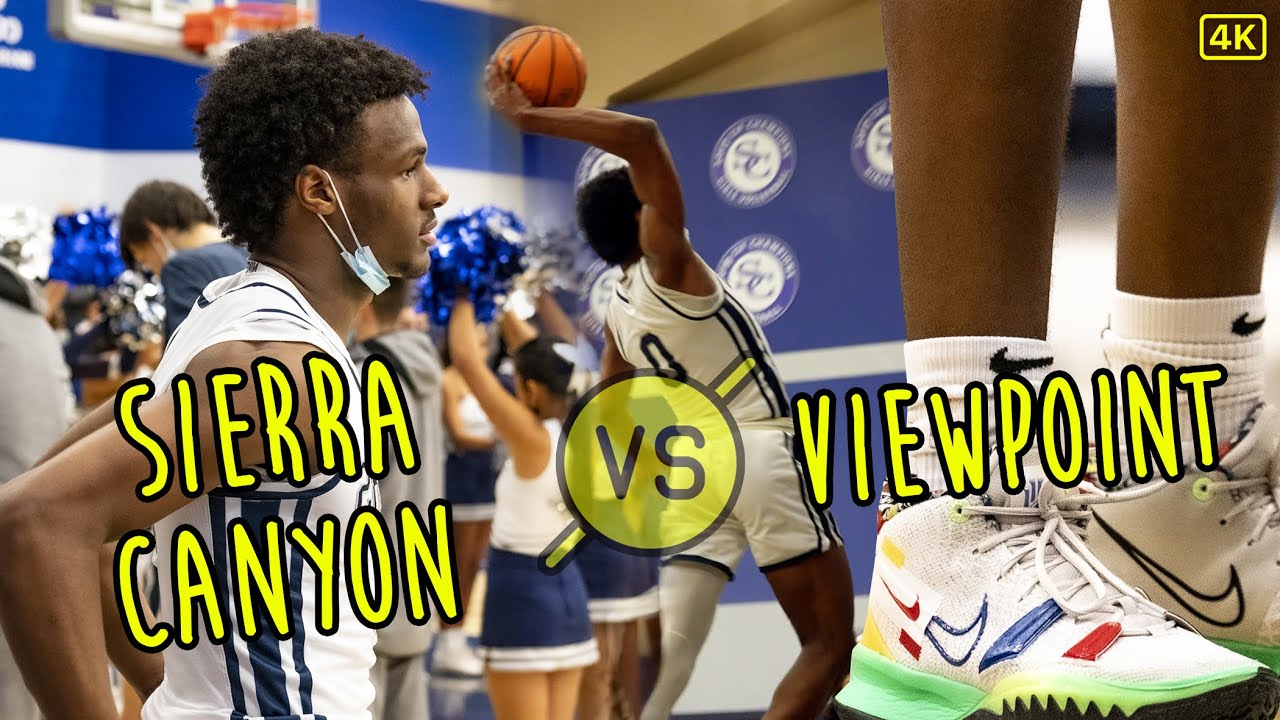BRONNY JAMES AND SQUAD ROUTE VIEWPOINT | Sierra Canyon vs Viewpoint | Game Highlights