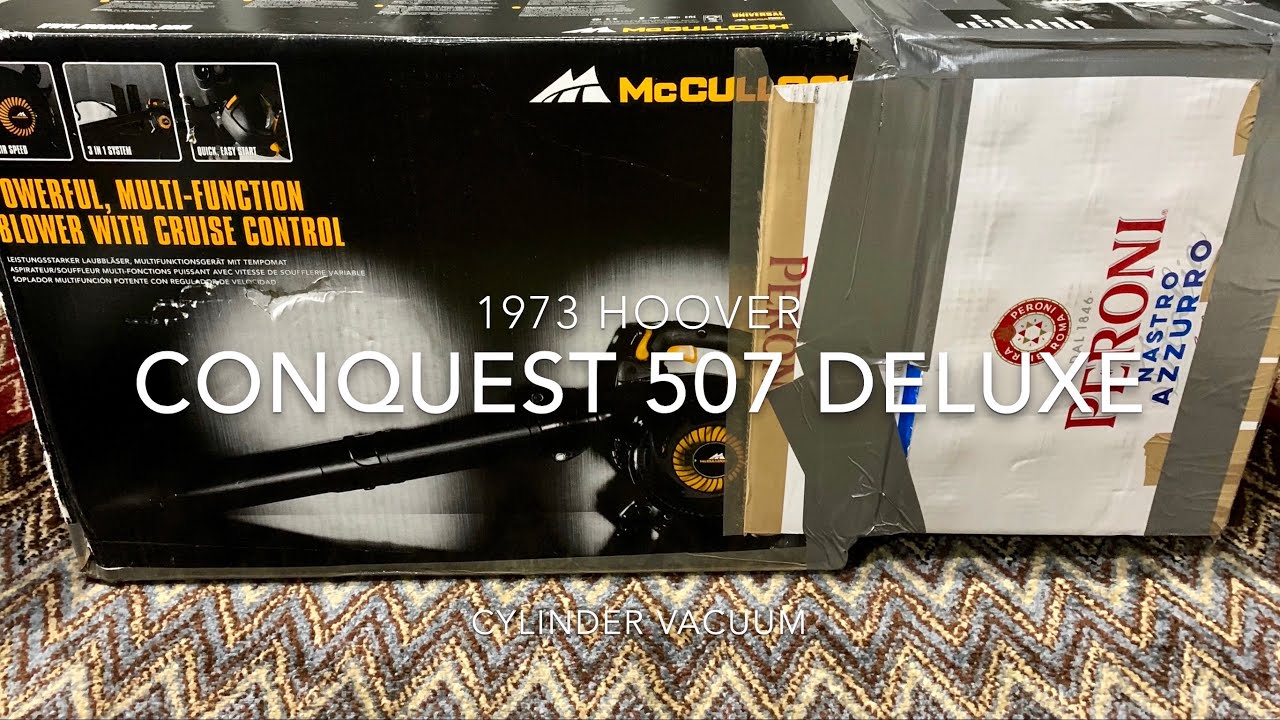 1973 Hoover Conquest 507 Deluxe Cylinder Vacuum First Look