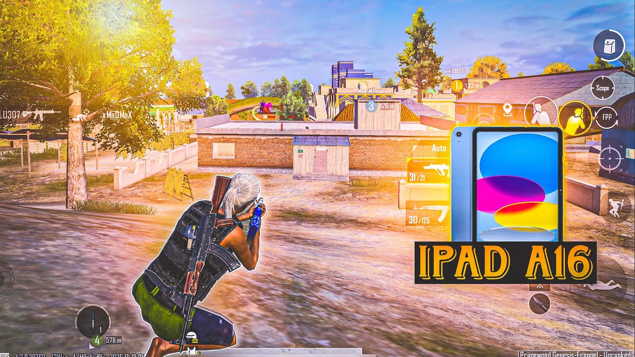 iPad 11th generation bgmi test🔥BGMIHANDCAM Gameplay / Best sensitivity❤️