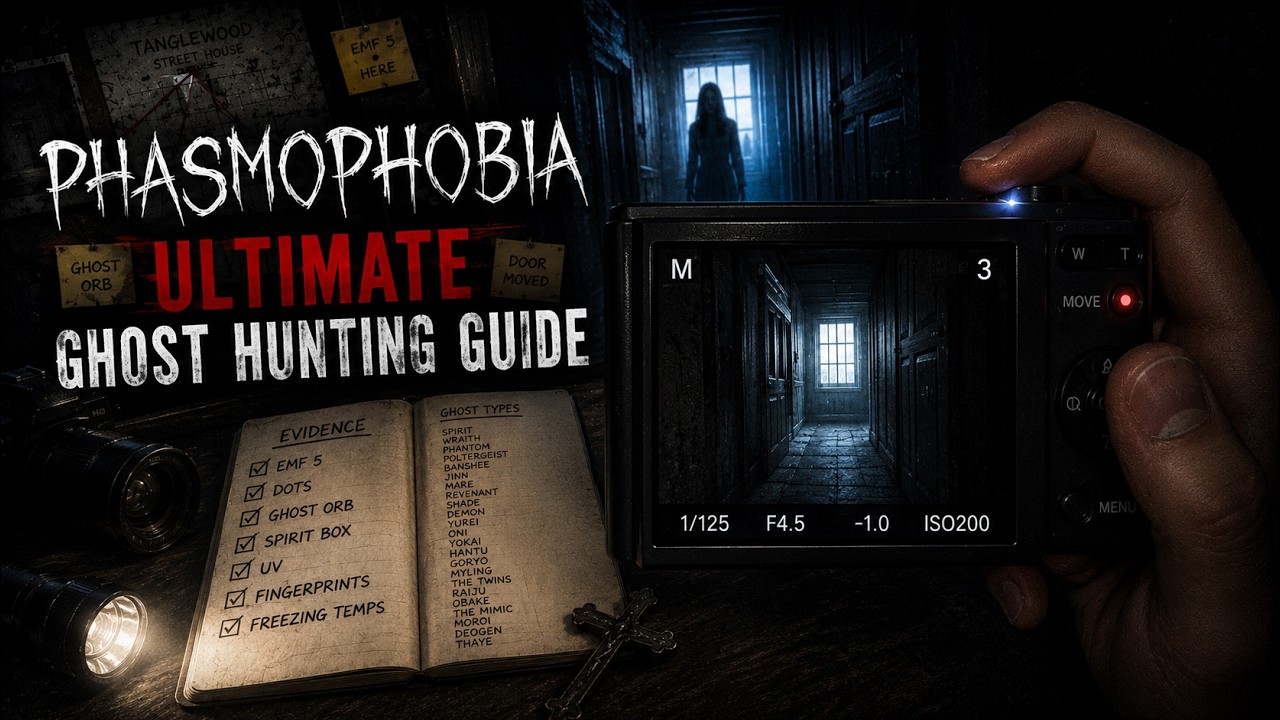 [NEW GHOSTS] PHASMOPHOBIA ULTIMATE GHOST GUIDE