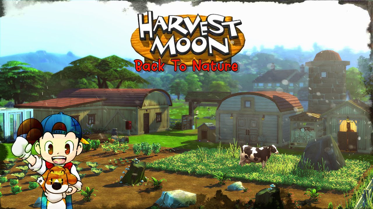 Building the Farm from HARVEST MOON Back To Nature in The Sims 4
