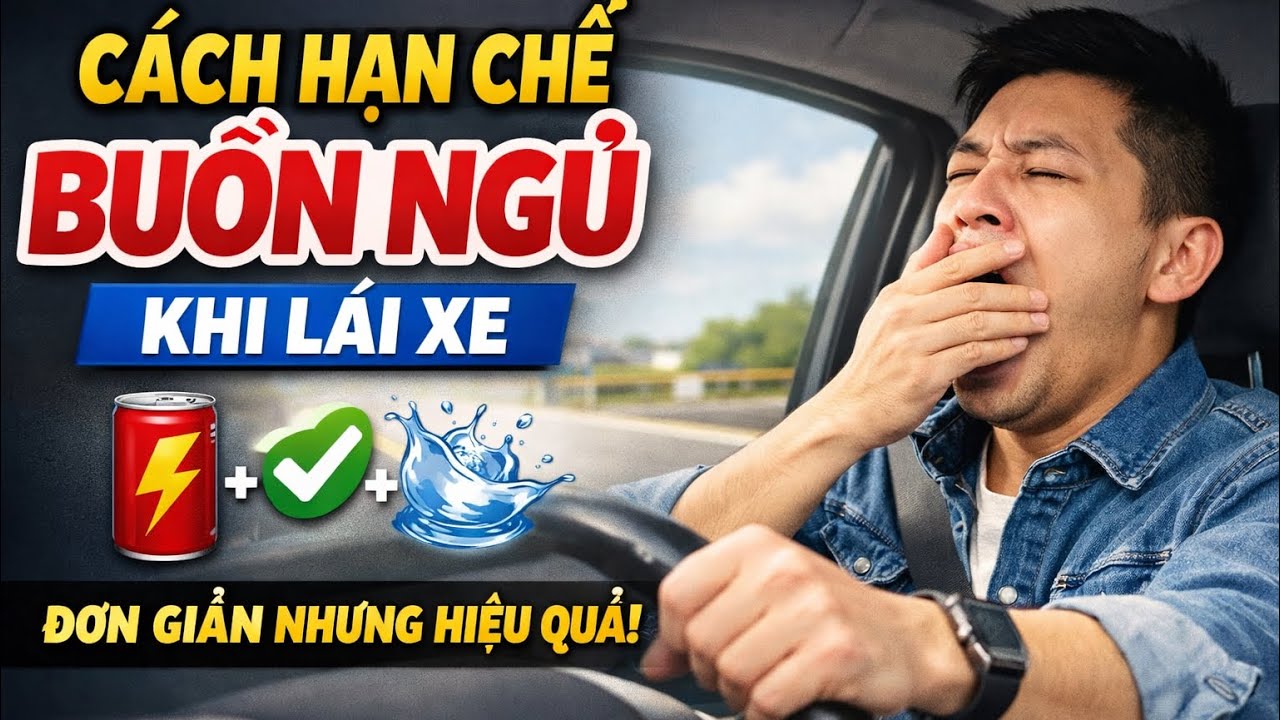 5 cách đơn giản nhưng chống lại cơn buồn ngủ khi lái xe rất hiệu quả 