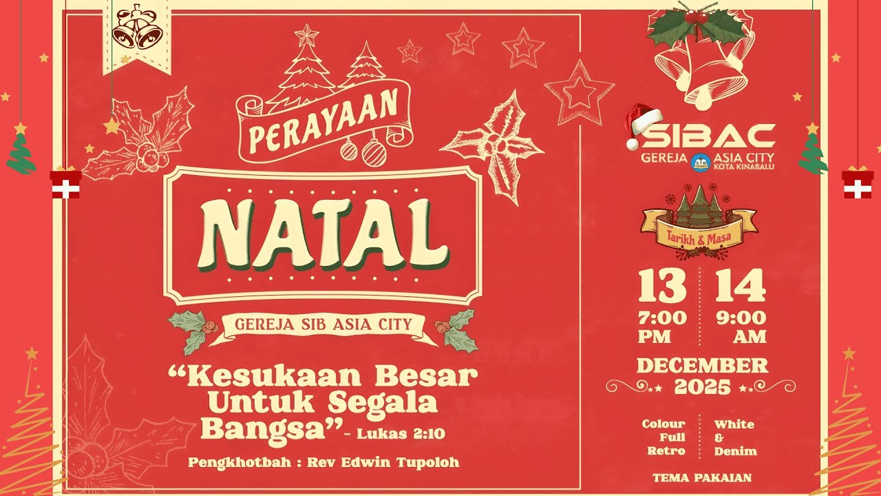 IBADAH NATAL SIB ASIA CITY | 14 DISEMBER 2025