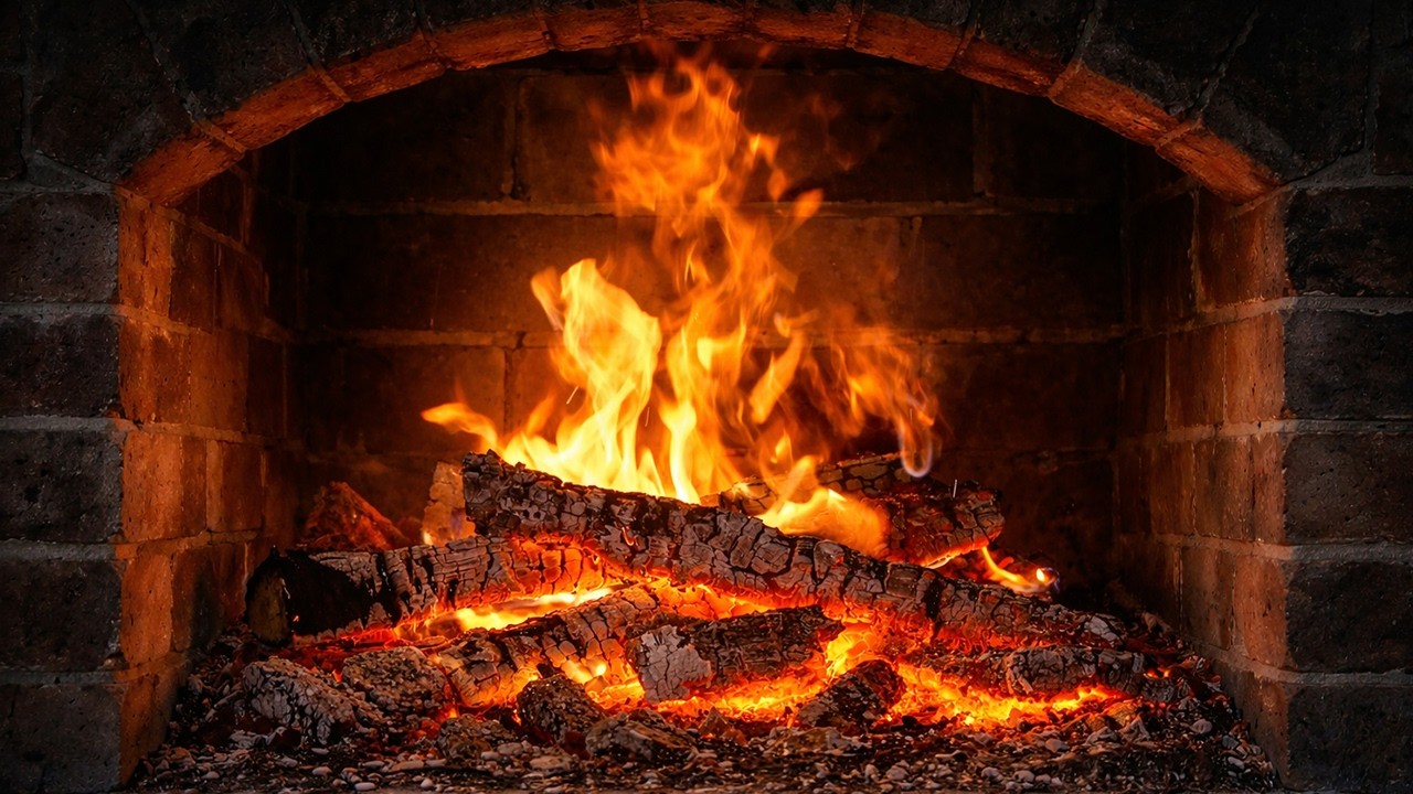 🔥 Cozy Fireplace 4K- Fireplace with Crackling Fire Sounds. Christmas Fireplace 2026