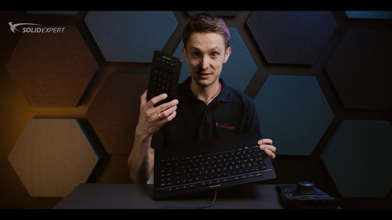 3Dconnexion Keyboard Pro with Numpad - Klawiatura dla profesjonalist&oacute;w CAD, grafik&oacute;w i tw&oacute;rc&oacute;w!