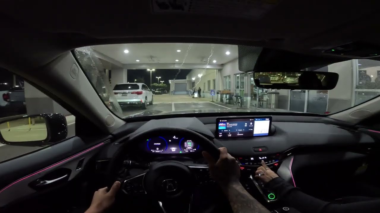 2025 ACURA TLX TECH PACKAGE (NIGHT DRIVE POV)