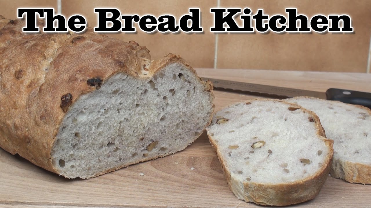Walnut & Sunflower Seed Bloomer Recipe in The Bread Kitchen