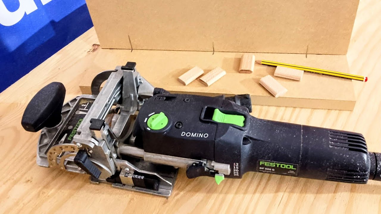 Festool Domino DF 500, 2ª parte: Foriamo fondo e ripiano fisso.