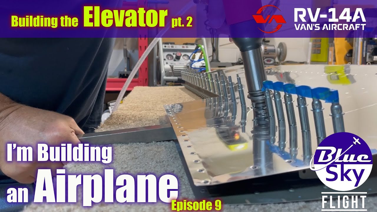 Elevator pt2   Building a Vans RV 14 Airplane